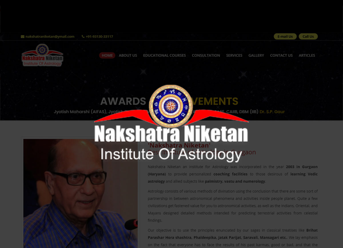 Nakshatra Niketan an Institute for Astrology